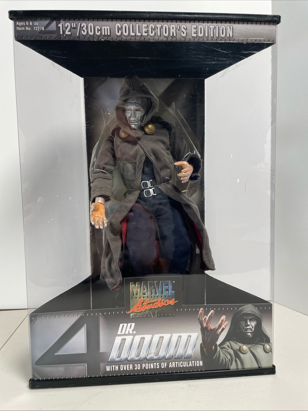 2005 Toy Biz Marvel Studios Fantastic Four 12" Dr Doom Collector's Edition NIB